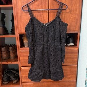 BB Dakota Elegant Black Lace mini dress